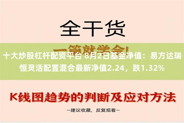 十大炒股杠杆配资平台 8月2日基金净值：易方达瑞恒灵活配置混合最新净值2.24，跌1.32%