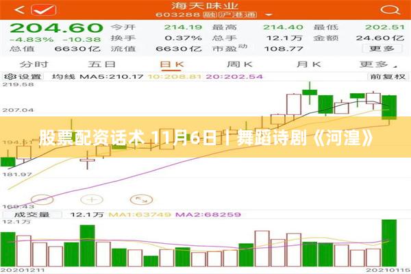 股票配资话术 11月6日丨舞蹈诗剧《河湟》